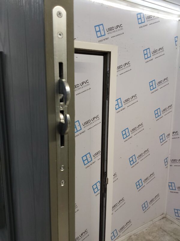 Ex-display Olive Grey Composite Door (Outwards Opening) 890mm x 1965mm C1ND88 - Image 6