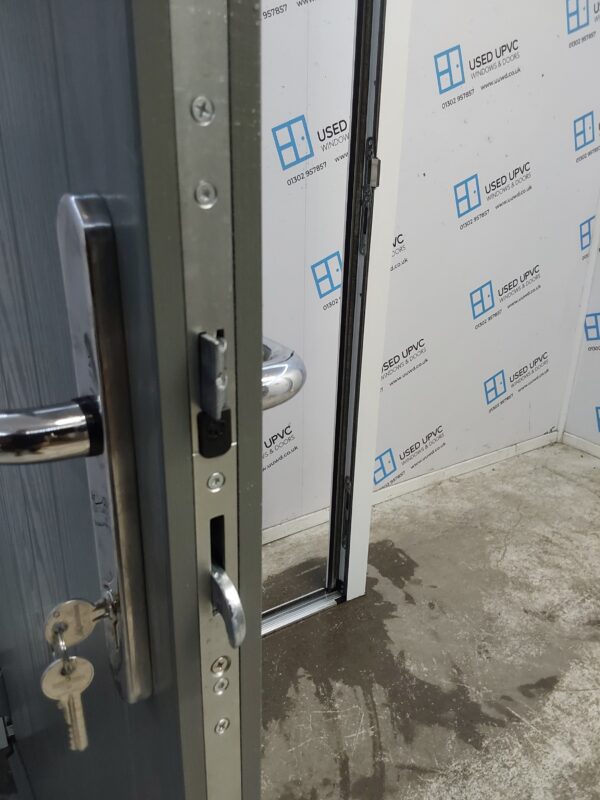 Ex-display Olive Grey Composite Door (Outwards Opening) 890mm x 1965mm C1ND88 - Image 7