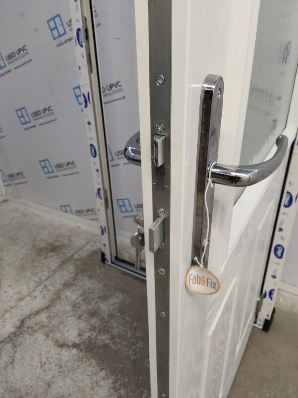 Brand New White Composite Back Door 900mm x 2075mm C1ND92 - Image 5