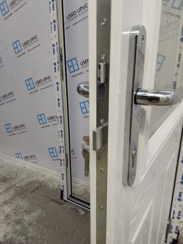 Brand New White Composite Back Door 850mm x 2000mm C1ND93 - Image 5