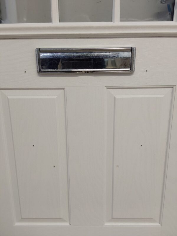 Used White Composite Front Door 935mm x 2090mm 0475 - Image 5