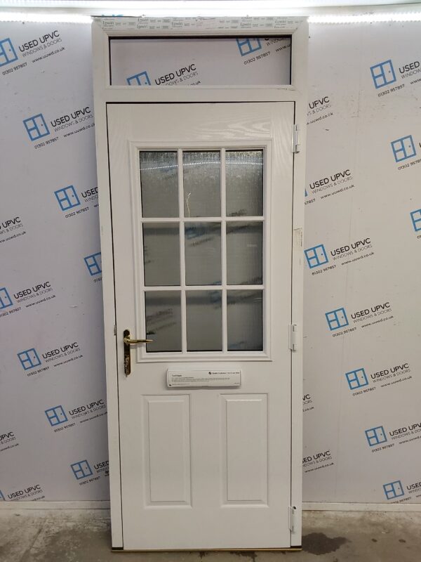 Brand New Black Composite Front Door And Toplight 890mm x 2365mm ND138 - Image 2