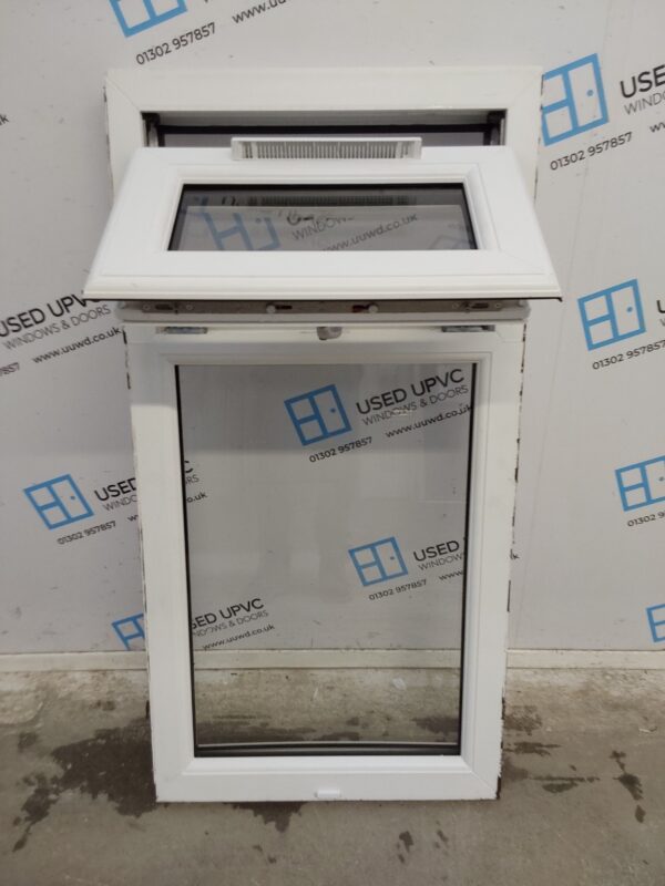 Used White Upvc Window 570mm x 1110mm C3031 - Image 4