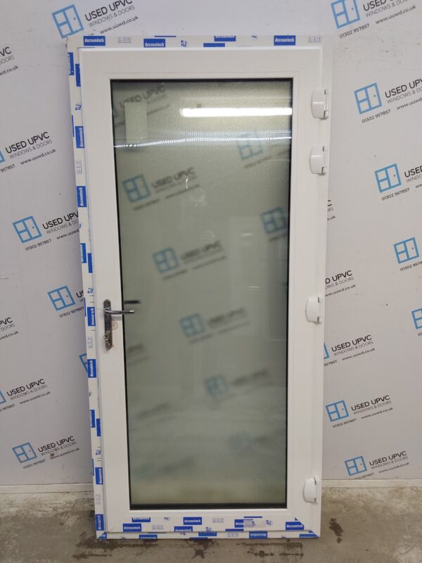 Brand New Anthracite Grey Upvc Full Glass Back Door (Triple Glazed) 985mm x 2060mm ND141 - Image 2