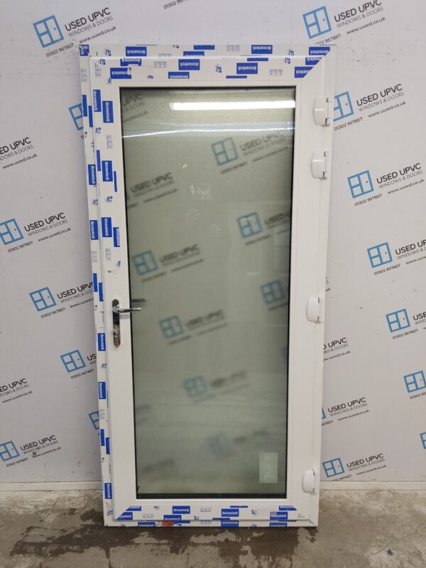 Brand New Anthracite Grey Upvc Full Glass Back Door (Triple Glazed) 980mm x 2060mm ND127 - Image 2