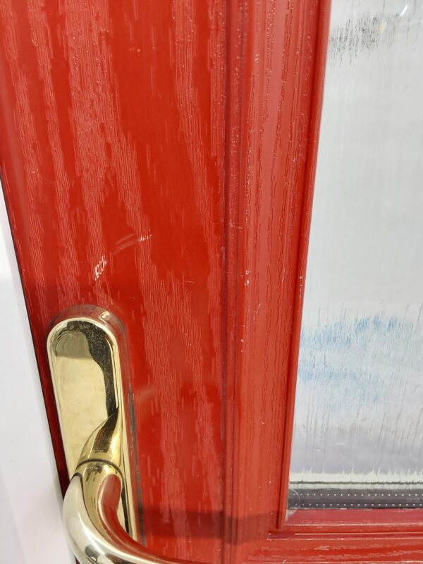 Used Red Composite Back Door 920mm x 2020mm 0458 - Image 5