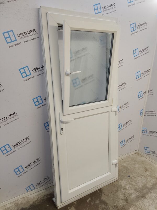 Used White Upvc Back Stable Door 920mm x 2090mm (reduce to 905mm) 0456 - Image 5