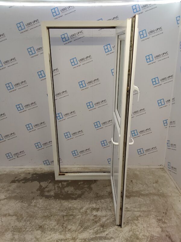 Used White Upvc Back Stable Door 920mm x 2090mm (reduce to 905mm) 0456 - Image 3