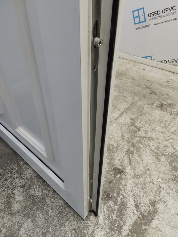 Used White Upvc Arched Front Door, Side Panels And Toplight 1285mm x 2405mm DS013 - Image 8