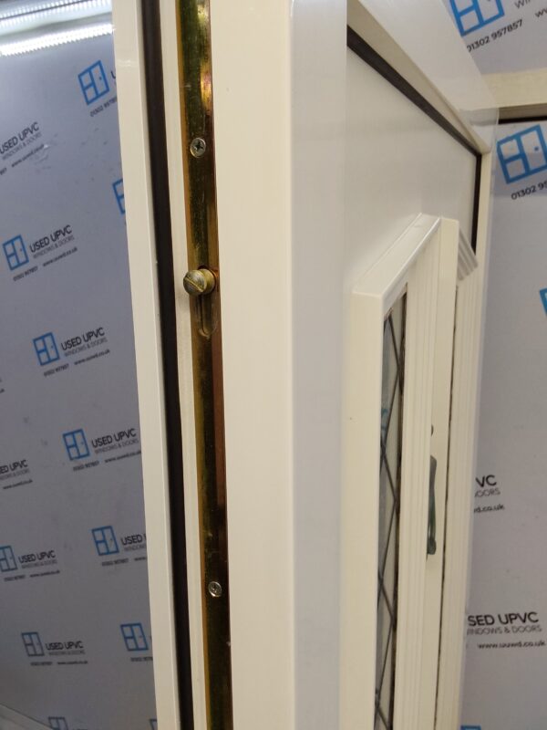 Used White Upvc Front Door 900mm x 2045mm 0436 - Image 7