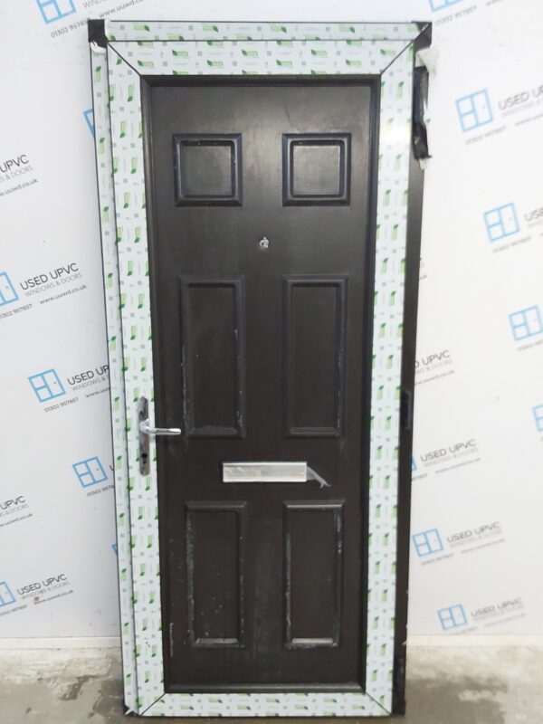 Brand New Black Upvc Front Door 900mm x 2055mm ND143 - Image 2