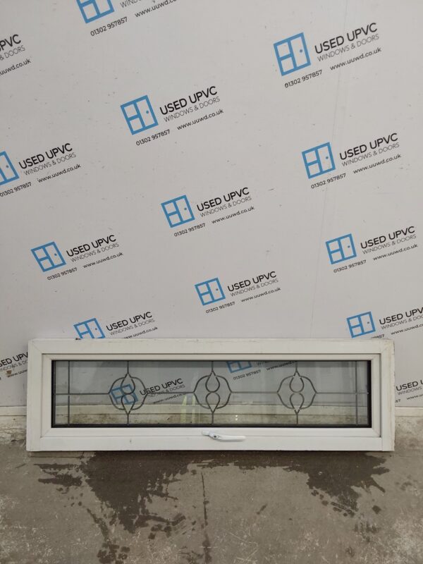 Used White Upvc Window 1380mm x 415mm W0341 - Image 3