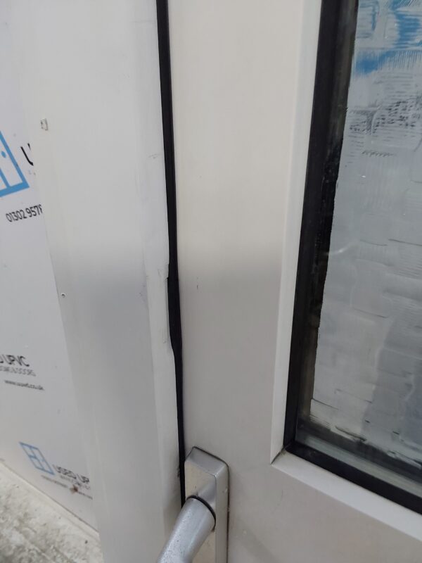 Used White Upvc Back Door 840mm x 2025mm 0552 - Image 8