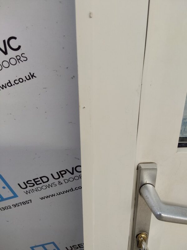 Used White Upvc Back Door 840mm x 2025mm 0552 - Image 11