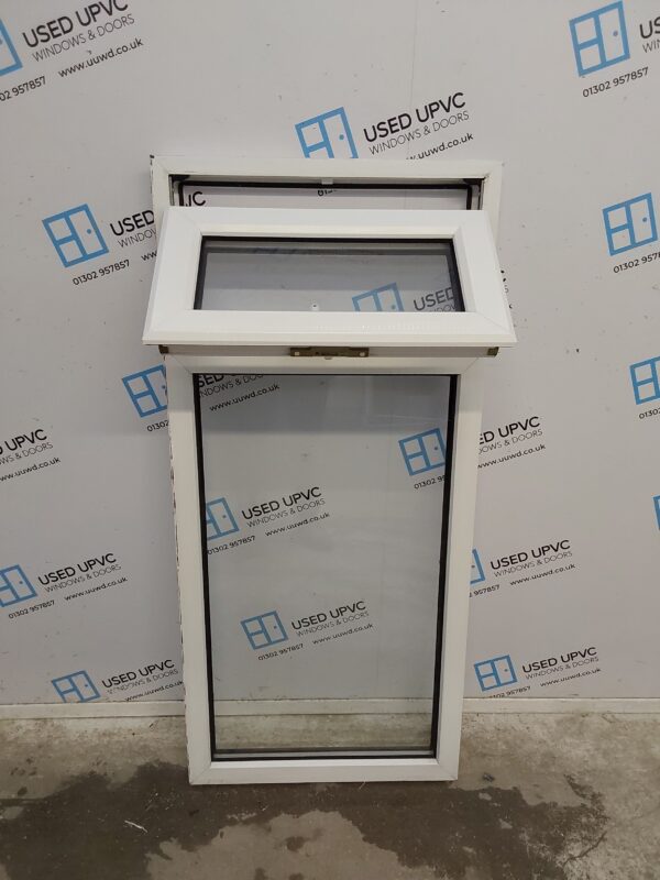 Used White Upvc Window 615mm x 1340mm C3079 - Image 2