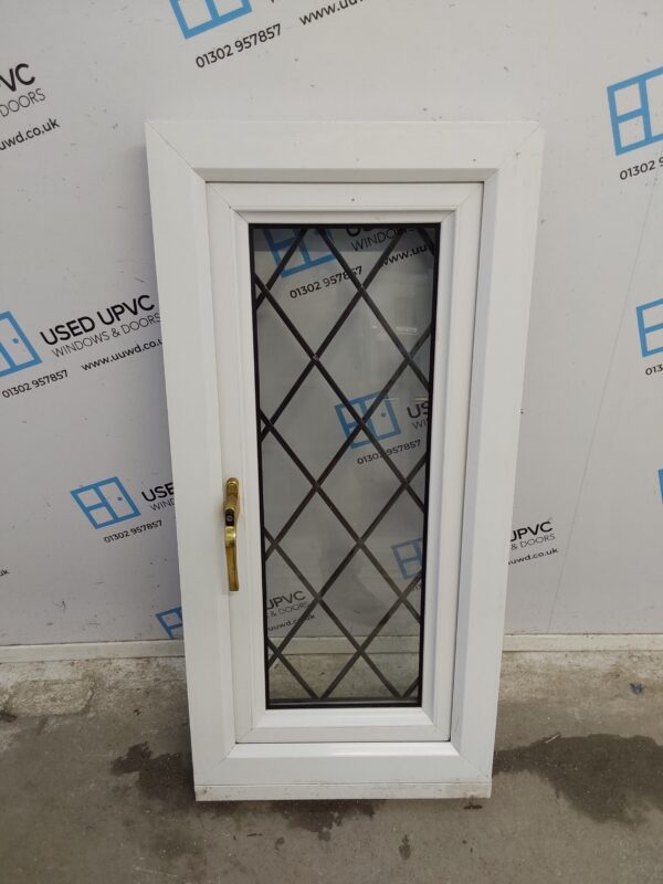 Used Rosewood Upvc Window 505mm x 1055mm C3086 - Image 3
