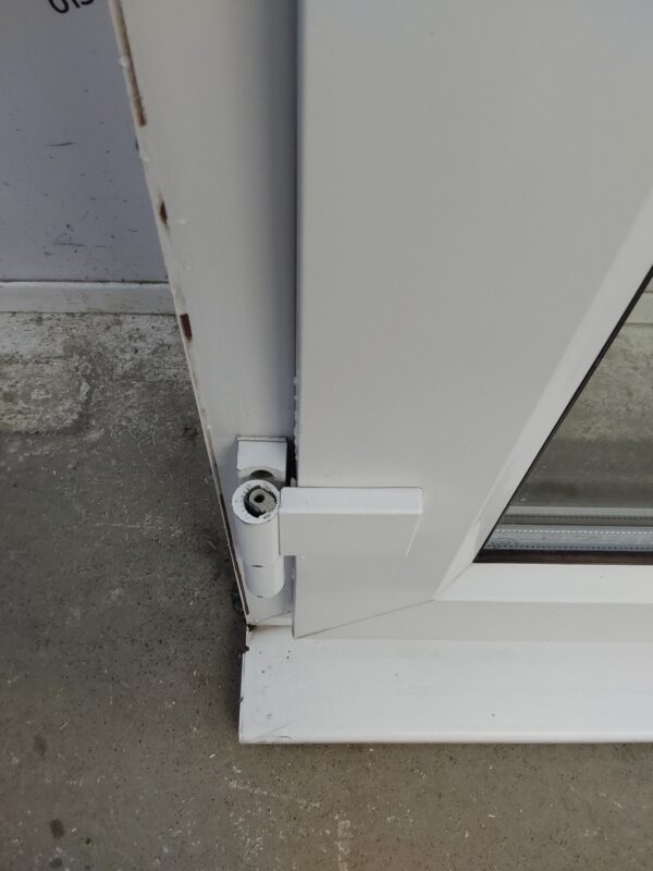 Used White Upvc Full Glass Door (Outwards Opening) 900mm x 2105mm 0823 - Image 11