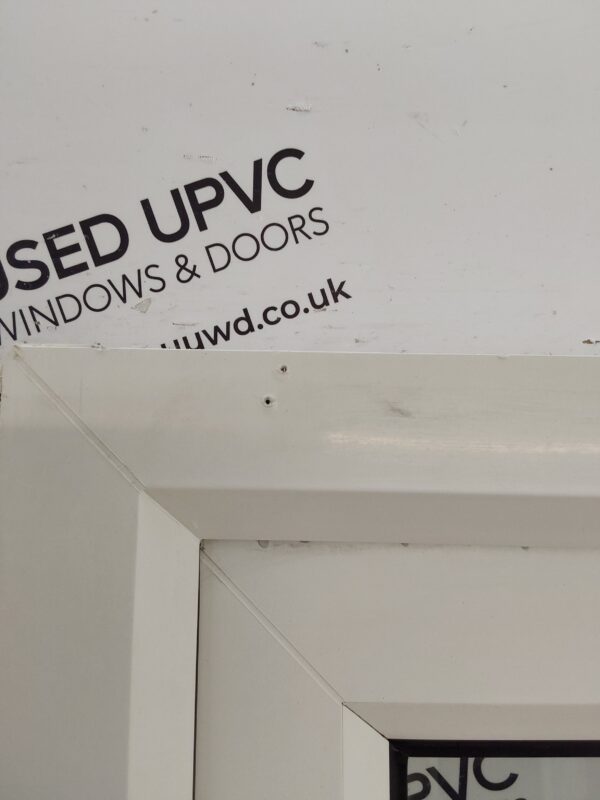 Used White Upvc Full Glass Door (Outwards Opening) 900mm x 2105mm 0823 - Image 7