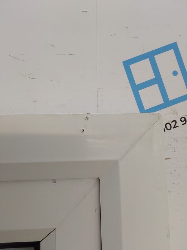Used White Upvc Full Glass Door (Outwards Opening) 900mm x 2105mm 0823 - Image 8