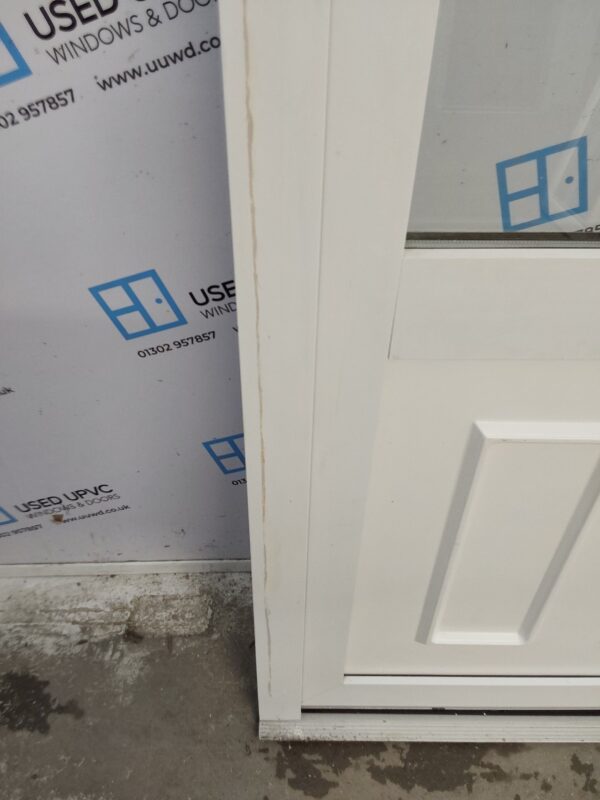 Used White Upvc Back Door 995mm x 2050mm 0424 - Image 9