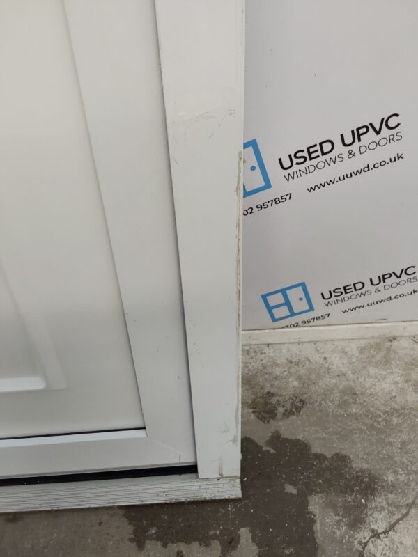 Used White Upvc Back Door 995mm x 2050mm 0424 - Image 7