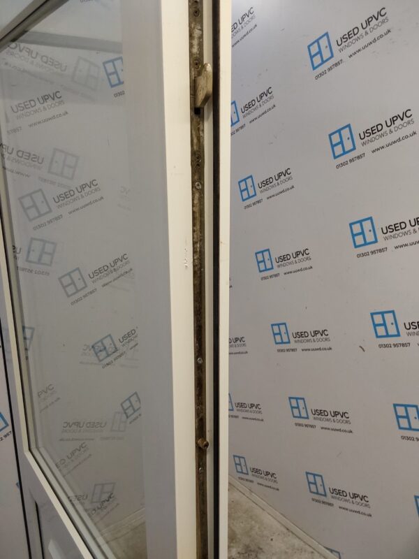 Used White Upvc Back Door 995mm x 2050mm 0424 - Image 4