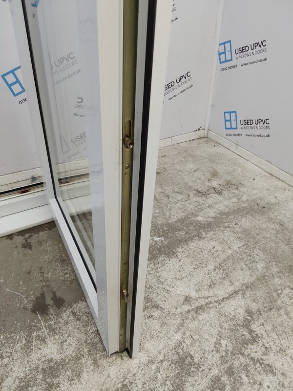 Used White Upvc French Doors 1415mm x 2100mm EA5 - Image 5
