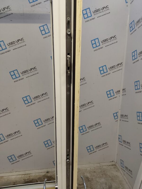 Used Cream Upvc Triple Glazed French Doors 1800mm x 2090mm EA8 - Image 3