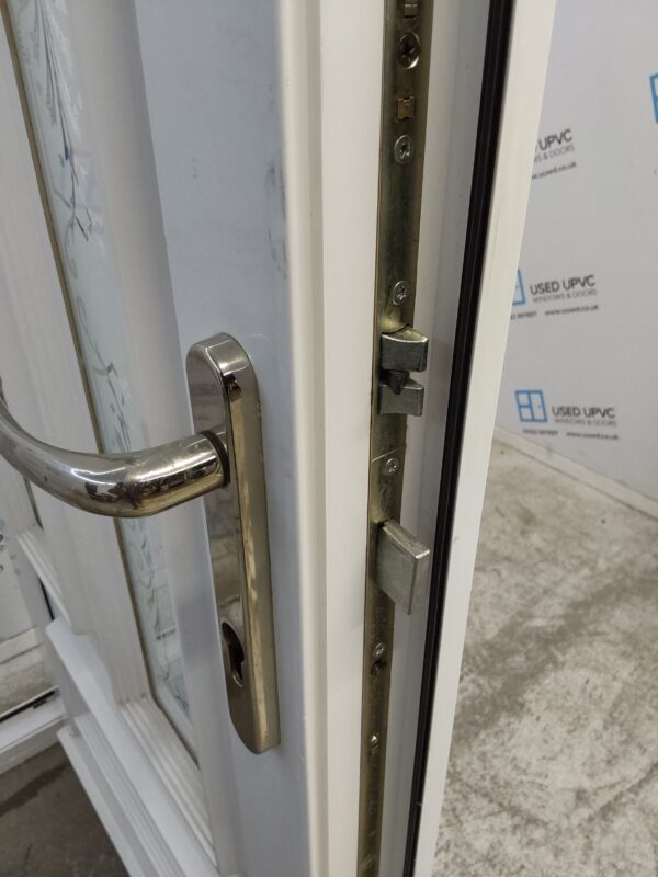 Used White Upvc Back Door 865mm x 2070mm C7D004 - Image 7