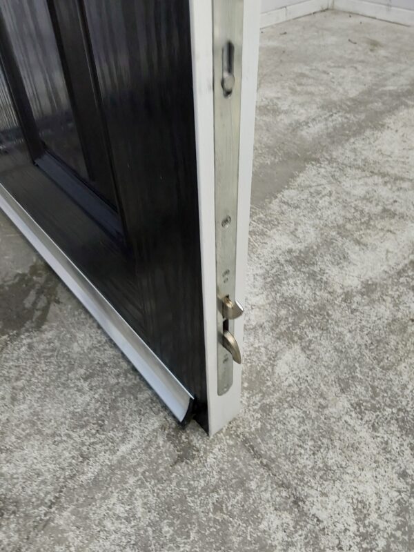 Used Black Composite Door 915mm x 2070mm 0028 - Image 8