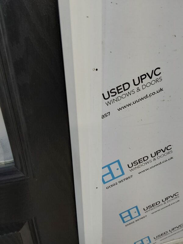 Used Black Composite Front Door 905mm x 2070mm C7D024 - Image 7
