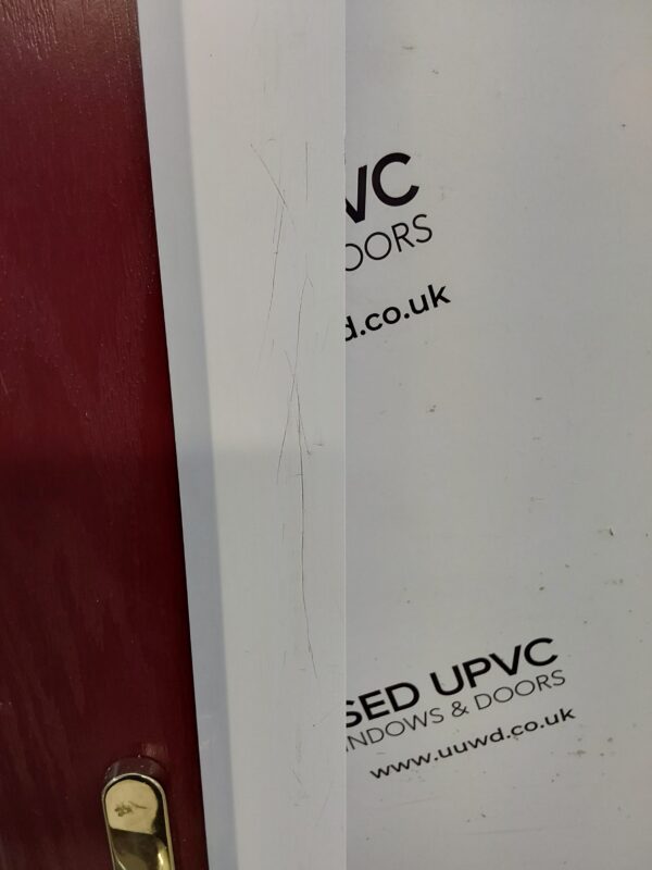Used Red Composite Front Door 905mm x 2030mm 0577 - Image 7