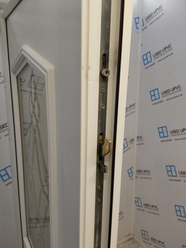Used White Upvc Front Door 940mm x 2100mm 0394 - Image 6