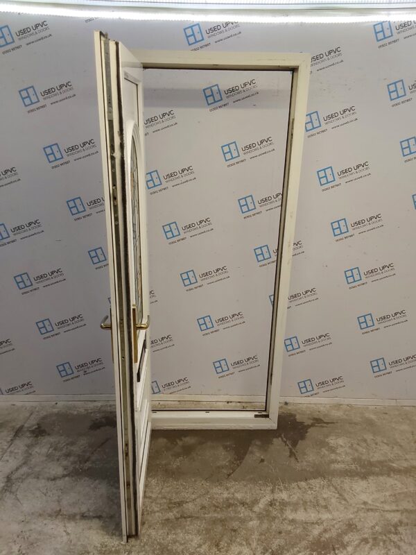 Used White Upvc Front Door 865mm x 2100mm 0286 - Image 3