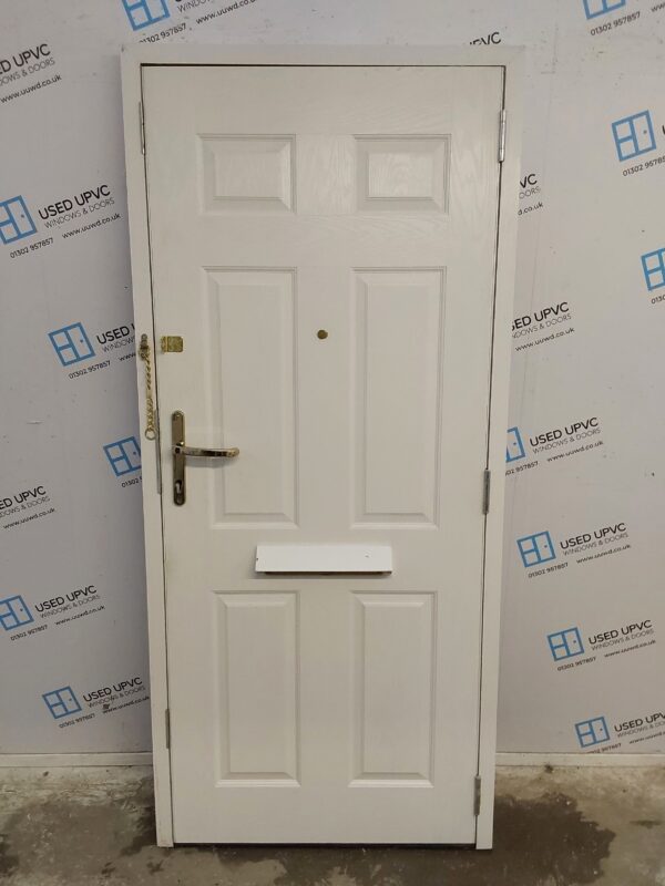 Used White Composite Front Door 910mm x 2025mm 0450 - Image 2
