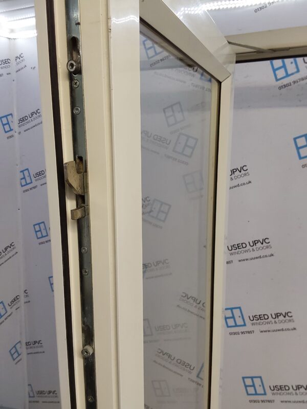 Used White Upvc French Doors 1635mm x 2110mm EA4 - Image 9