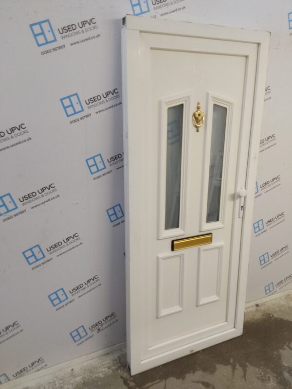 Used White Upvc Front Door 895mm x 2045mm 0268 - Image 8