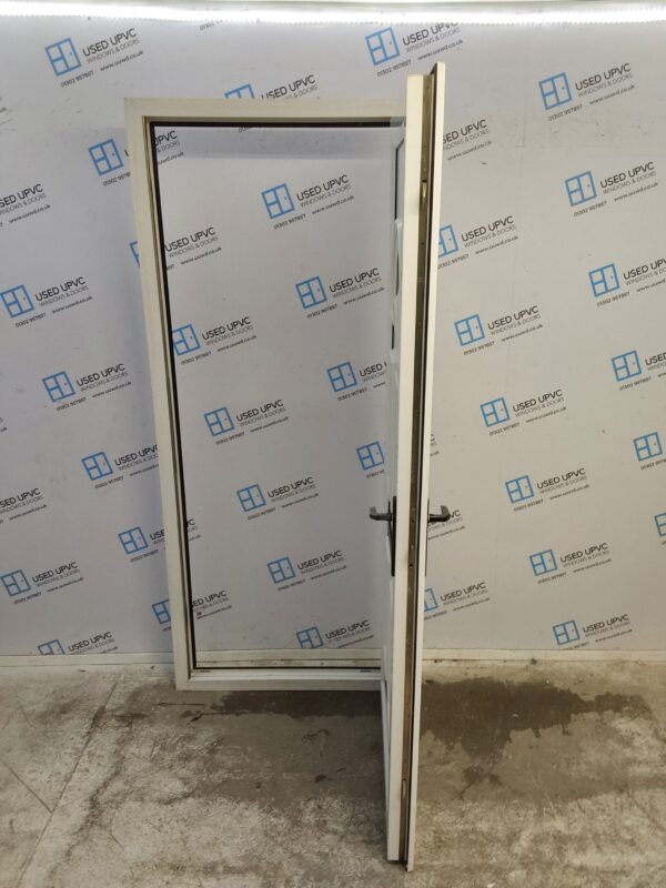 Used White Upvc Front Door 880mm x 2075mm 0120 - Image 3