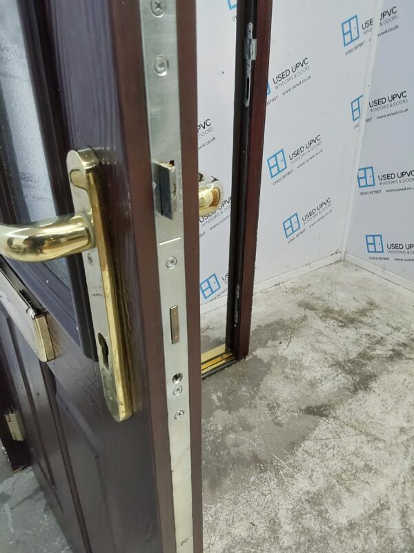 Used Rosewood Composite Front Door 880mm x 2020mm 0660 - Image 8