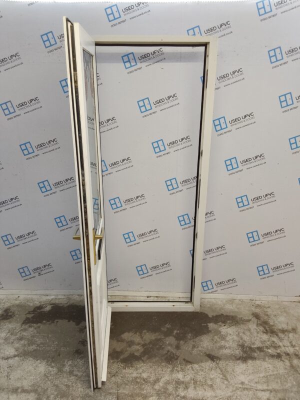 Used White Upvc Front Door 850mm x 2085mm 0054 - Image 3