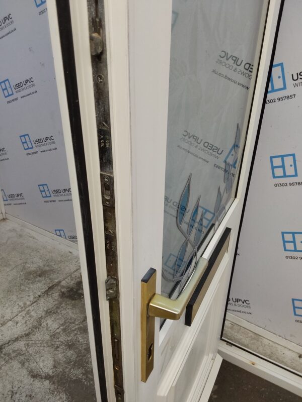 Used White Upvc Front Door 850mm x 2085mm 0054 - Image 7