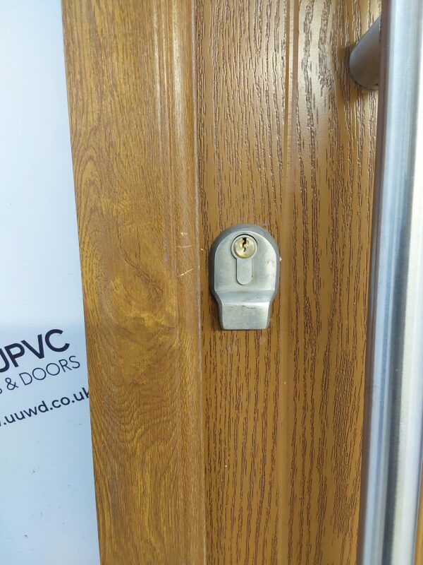 Used Oak Composite Door 890mm x 2015mm 0645 - Image 7