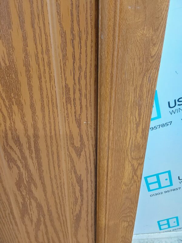 Used Oak Composite Door 890mm x 2015mm 0645 - Image 8