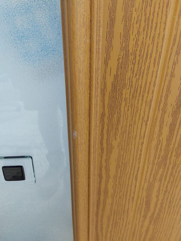 Used Oak Composite Door 890mm x 2015mm 0645 - Image 9