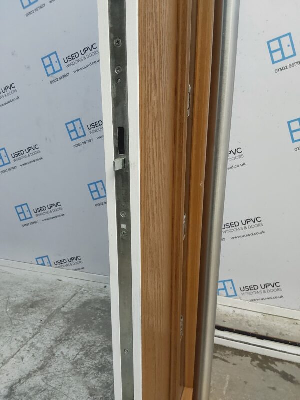 Used Oak Composite Door 890mm x 2015mm 0645 - Image 5