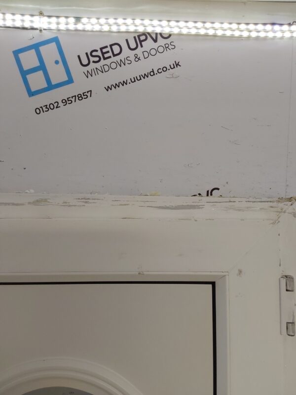 Used White Upvc Front Door 860mm x 2055mm (Reduce To 845mm) 0636 - Image 9