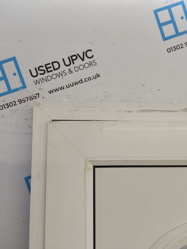 Used White Upvc Front Door 860mm x 2055mm (Reduce To 845mm) 0636 - Image 10
