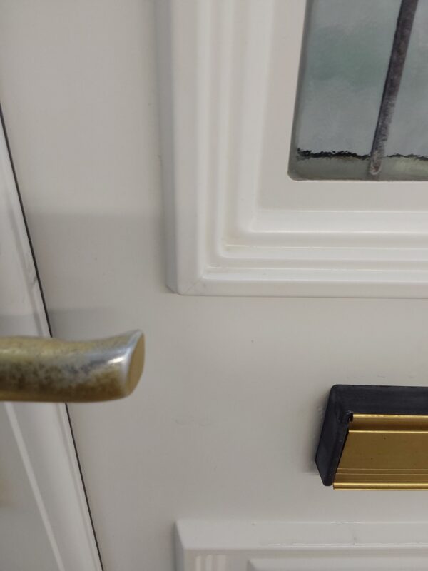 Used White Upvc Front Door 895mm x 2080mm 0498 - Image 8