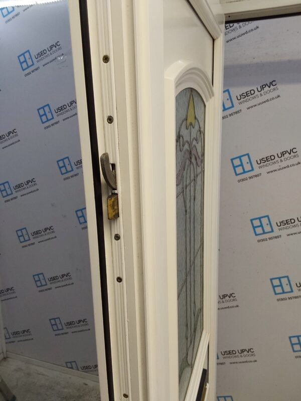 Used White Upvc Front Door 895mm x 2080mm 0498 - Image 4
