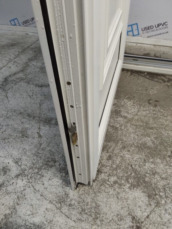 Used White Upvc Front Door 895mm x 2080mm 0498 - Image 6